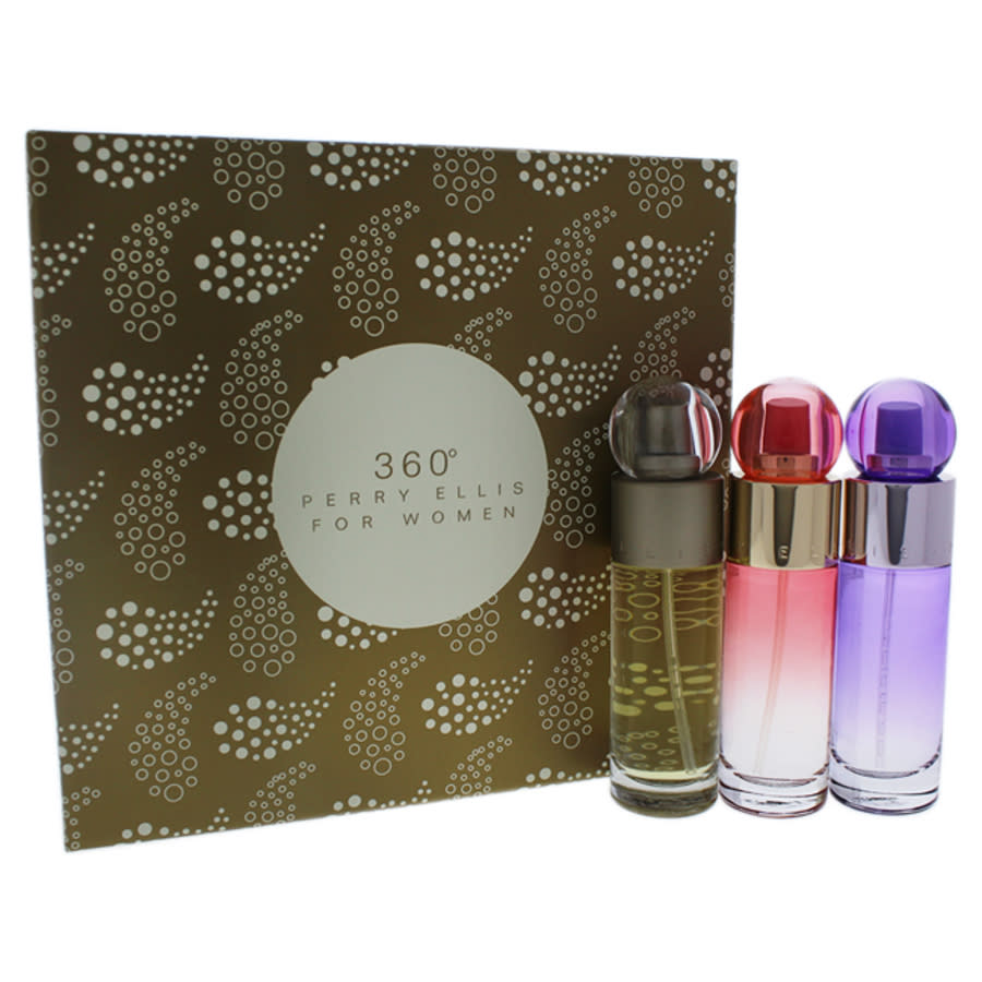 Perry Ellis 360 Trio Gift Set for Women (3 x 1oz)