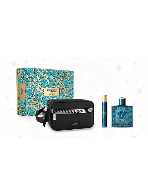 Versace Eros Gift Set with Pouch (3.4oz)