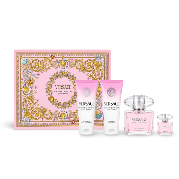 Versace Bright Crystal Gift Set (3.4oz)