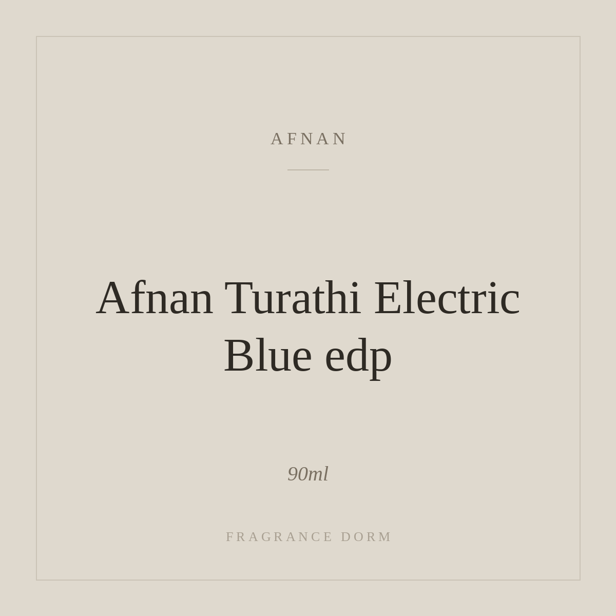 Afnan Turathi Electric Blue edp