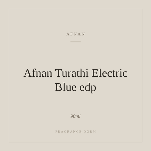 Afnan Turathi Electric Blue edp