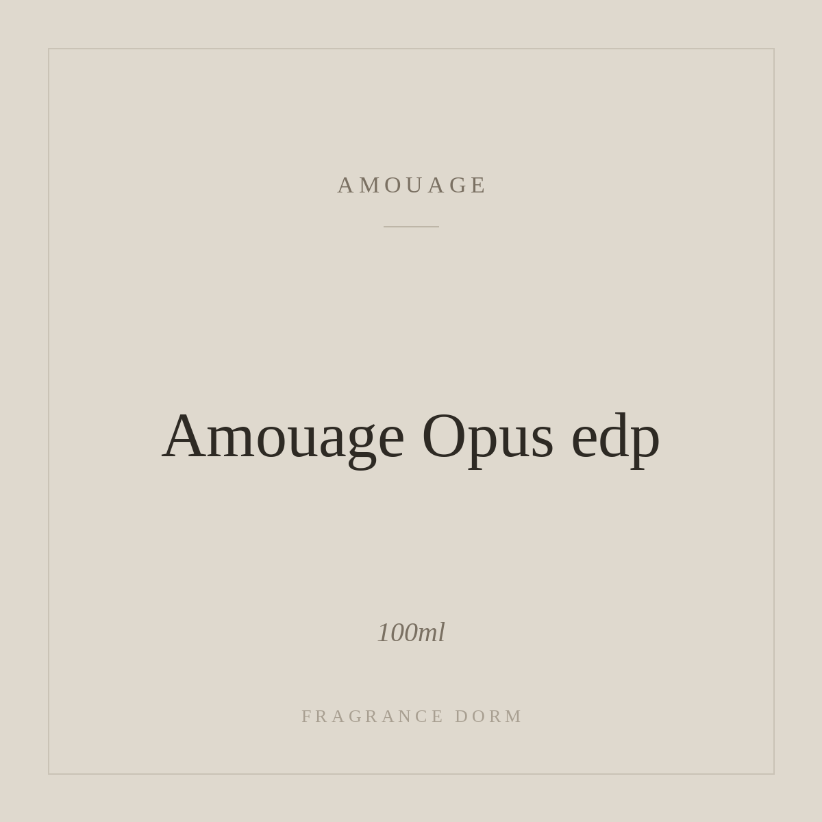 Amouage Opus edp