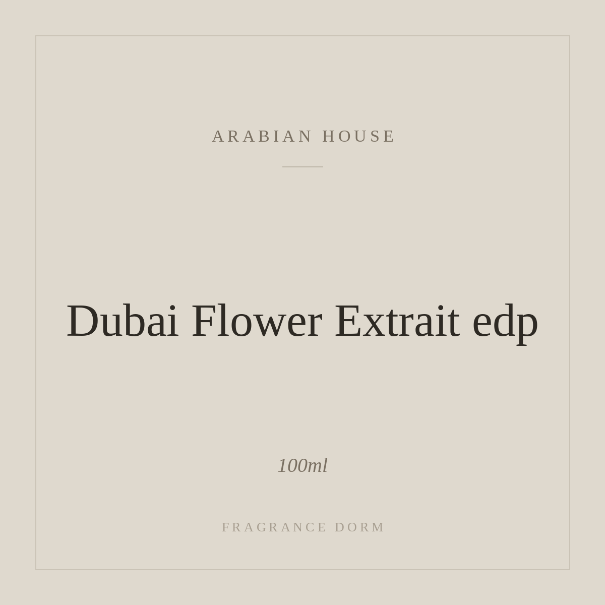 Dubai Flower Extrait edp