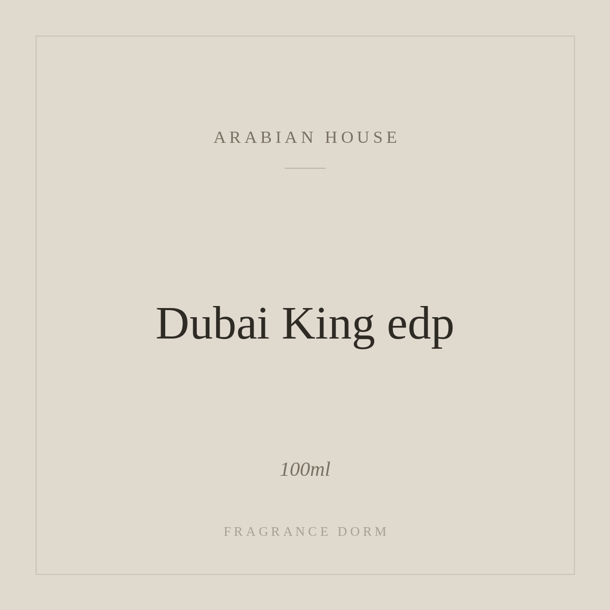 Dubai King edp