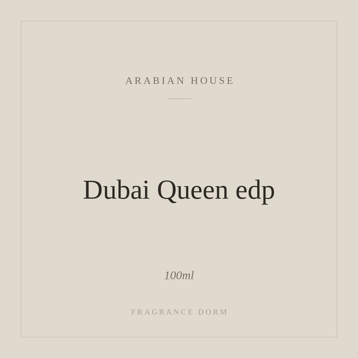 Dubai Queen edp