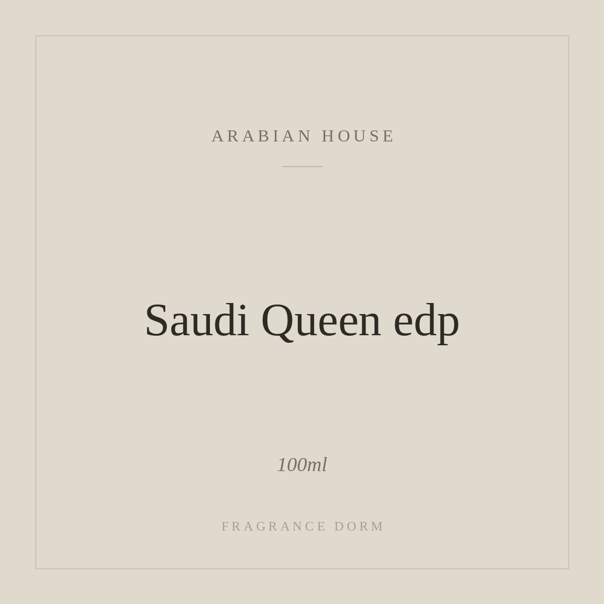 Saudi Queen edp