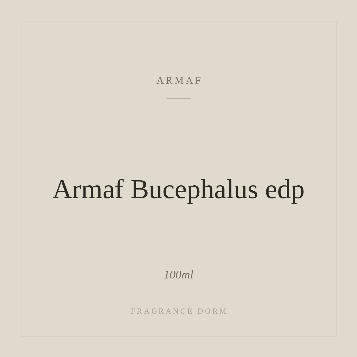 Armaf Bucephalus edp
