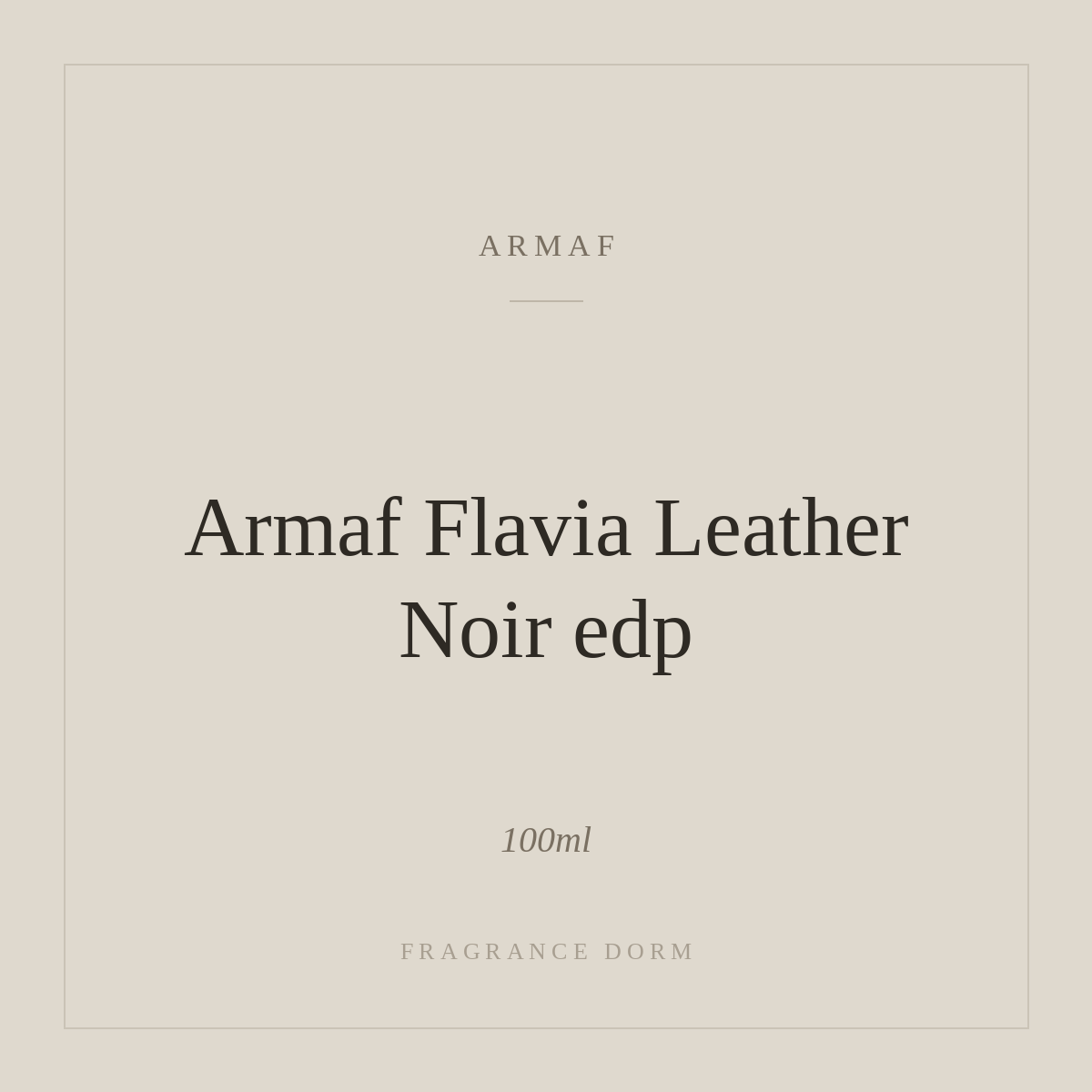 Armaf Flavia Leather Noir edp
