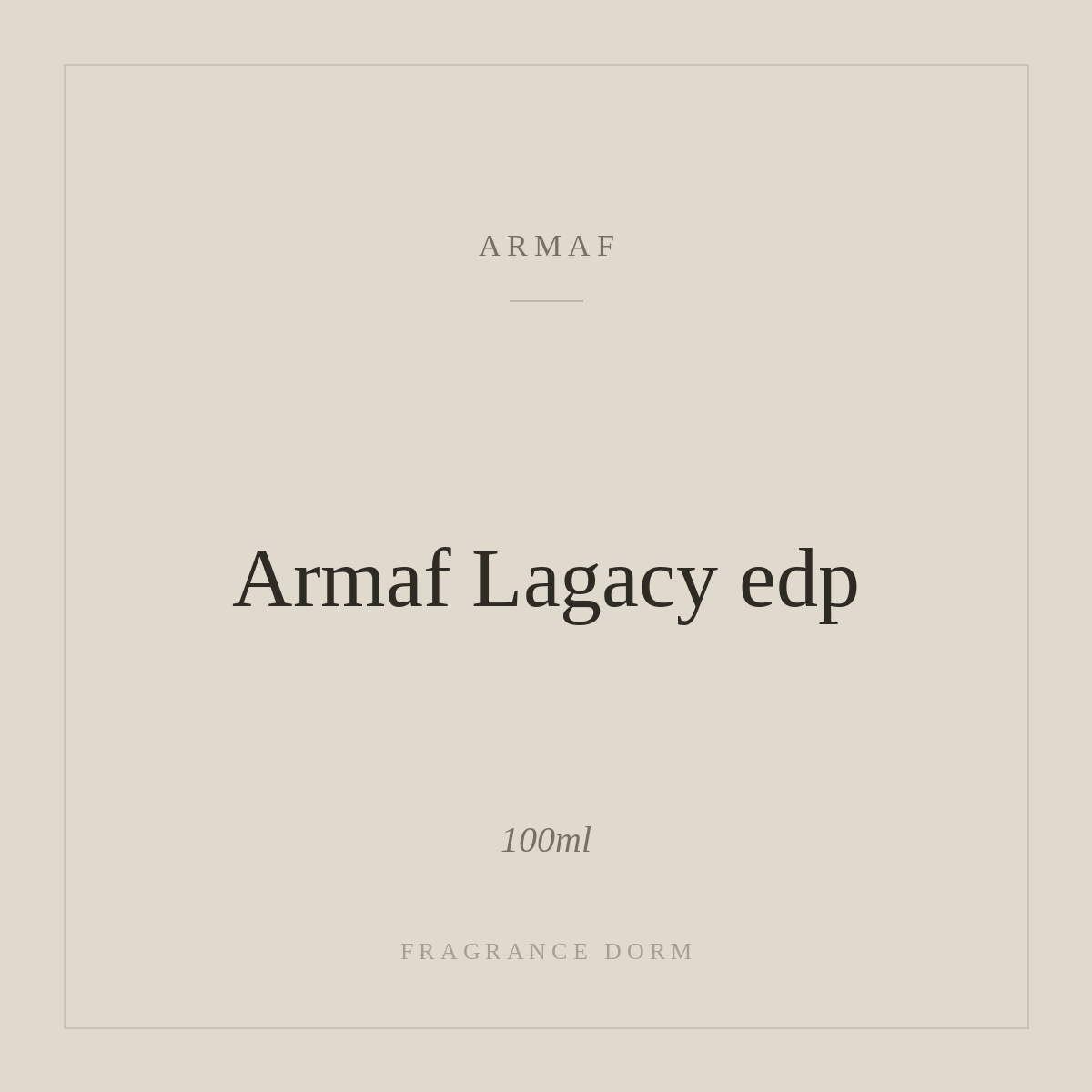 Armaf Lagacy edp