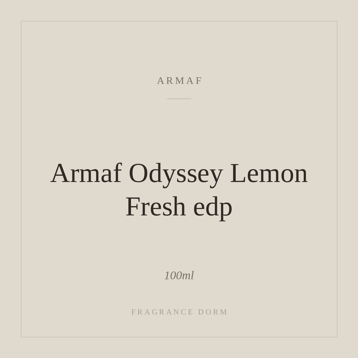 Armaf Odyssey Lemon Fresh edp