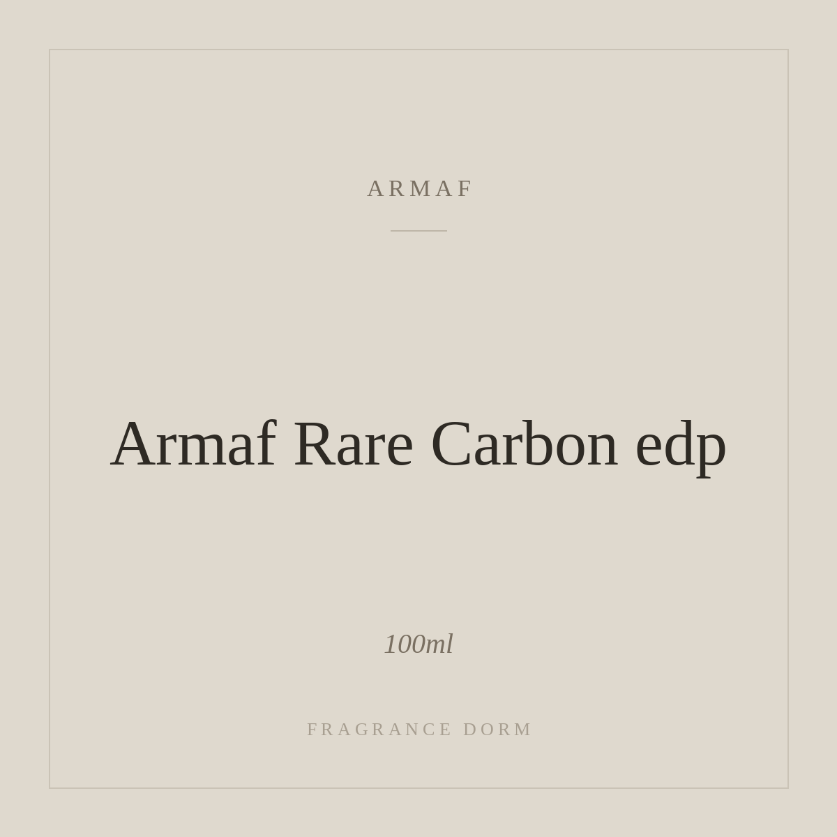 Armaf Rare Carbon edp