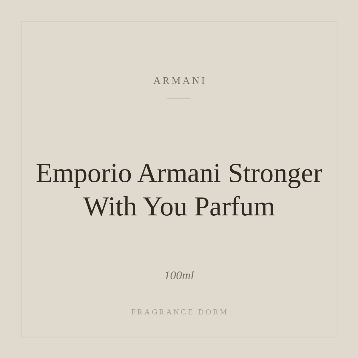 Emporio Armani Stronger With You Parfum