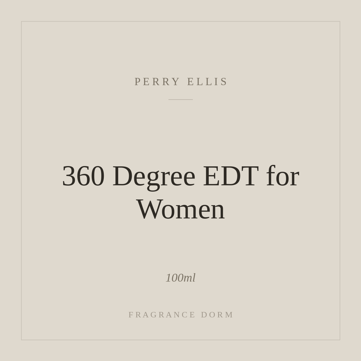 Perry Ellis 360 Degree Eau de Toilette for Women – Kerizz Fragrance Dorm