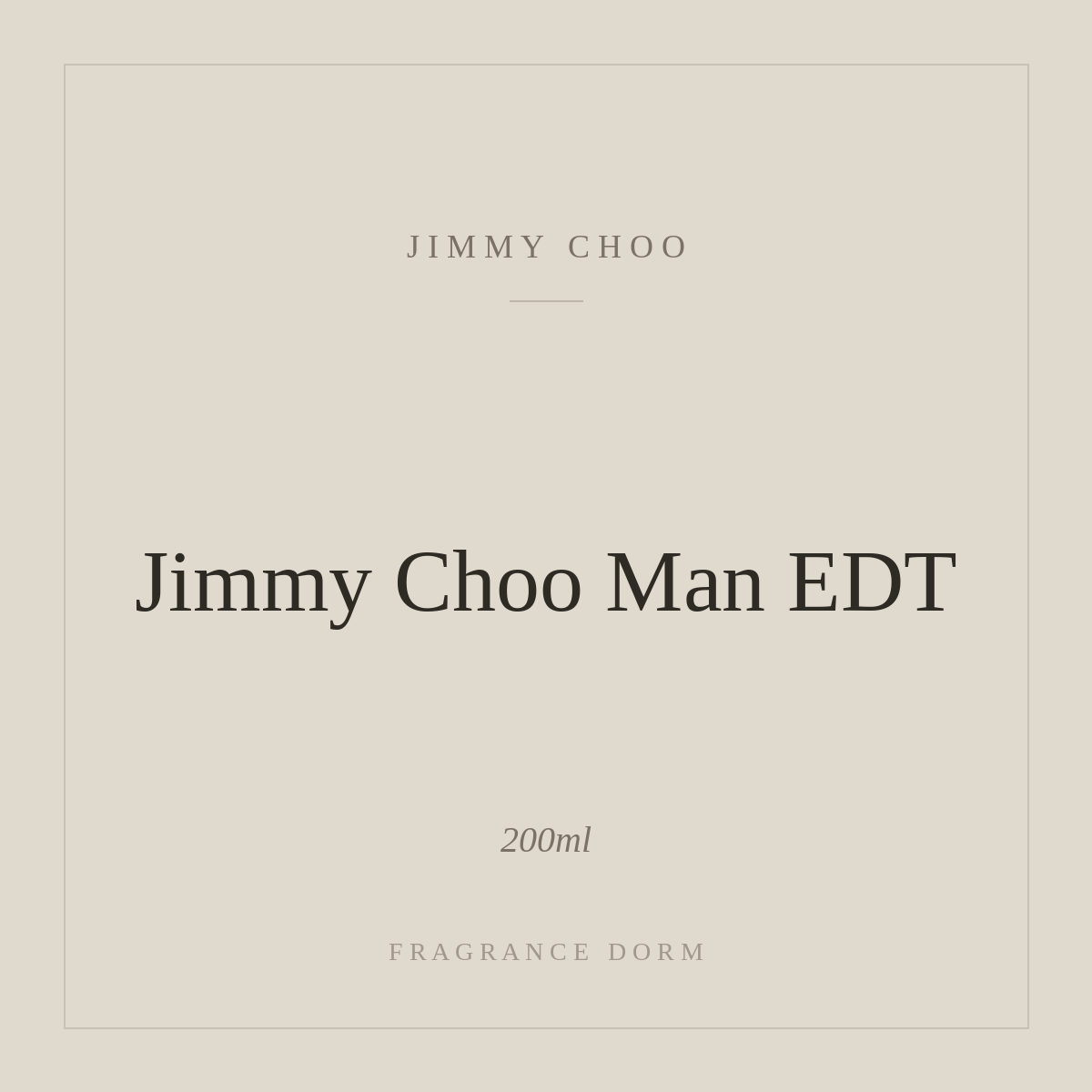 Jimmy Choo Man Eau de Toilette – Kerizz Fragrance Dorm