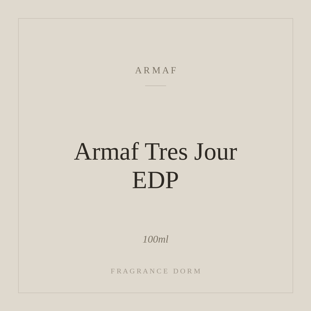 Armaf Tres Jour Eau de Parfum – Kerizz Fragrance Dorm