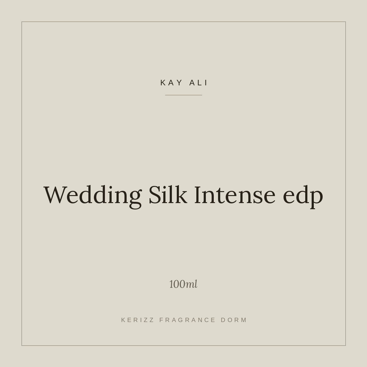 Kayali Wedding Silk Intense Eau de Parfum