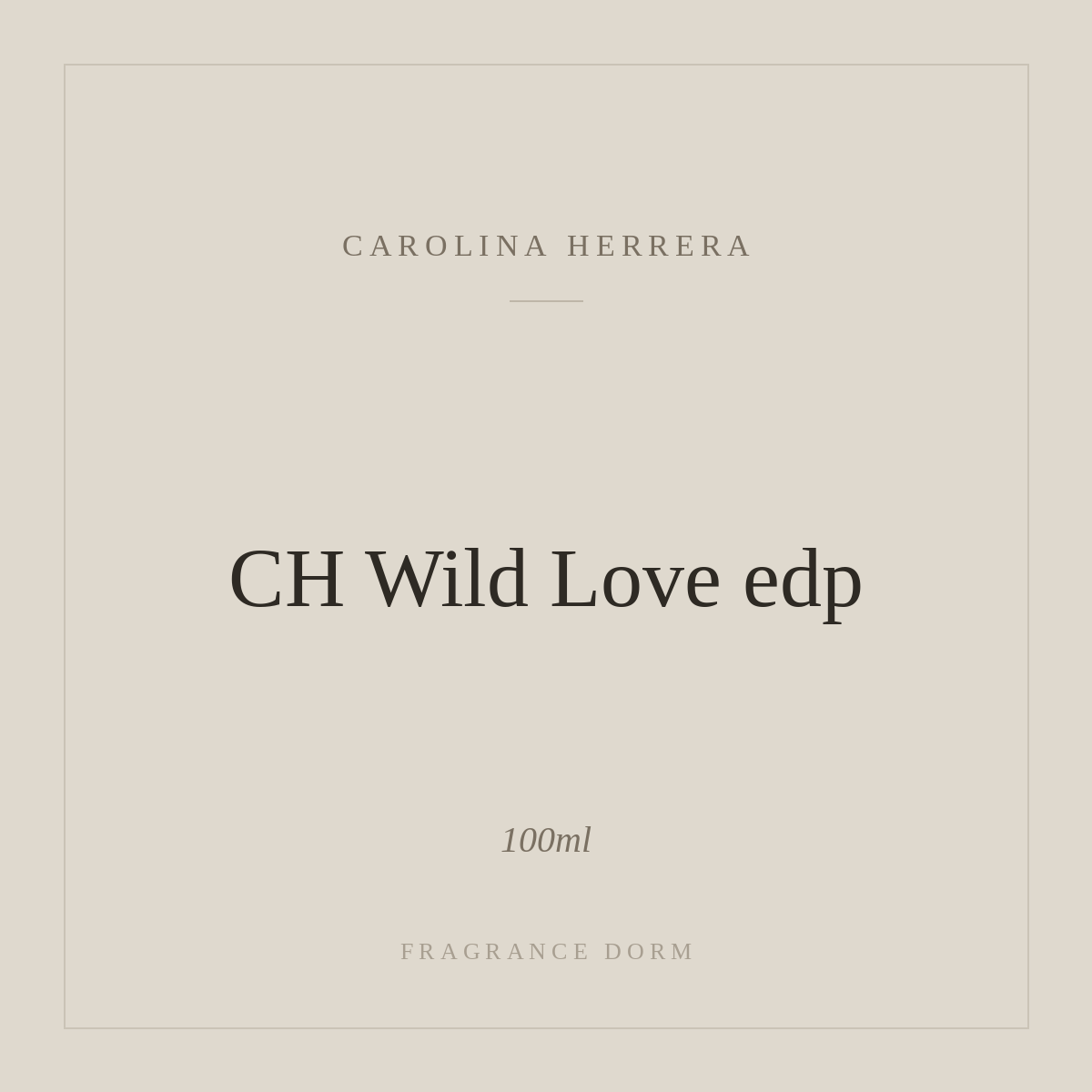 CH Wild Love edp