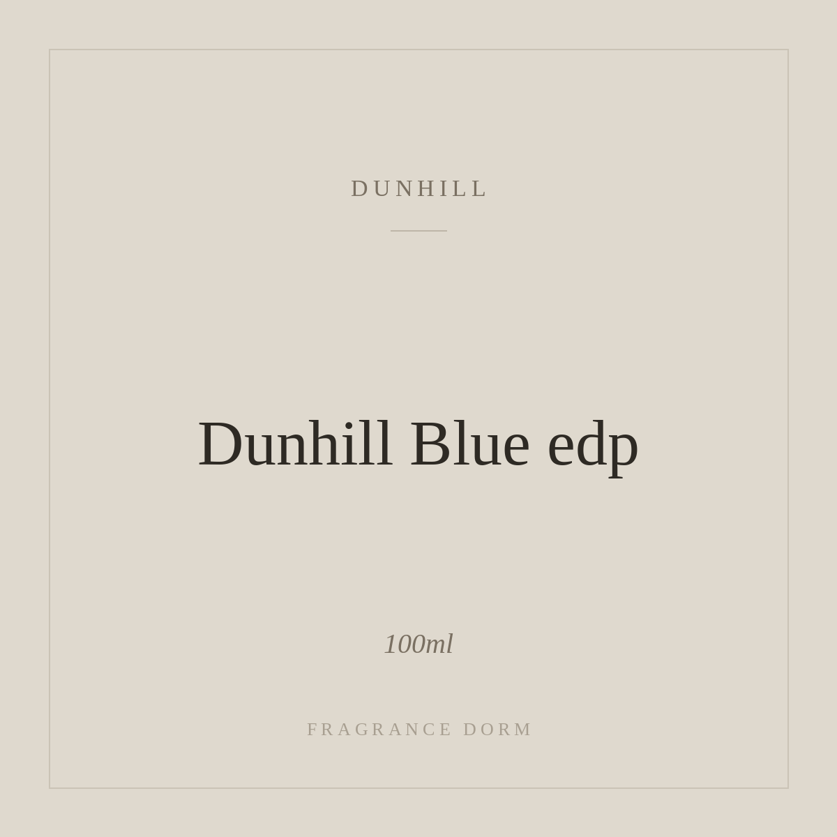 Dunhill Blue edp
