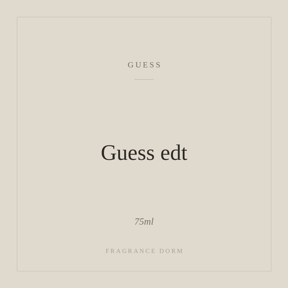 Guess edt