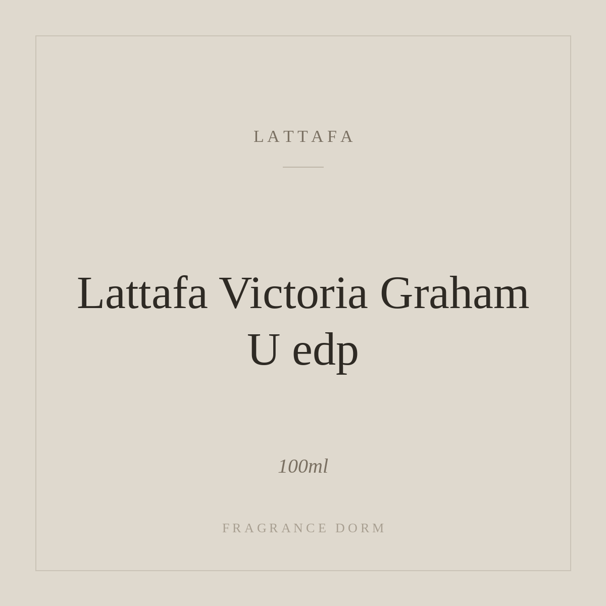Lattafa Victoria Graham U edp