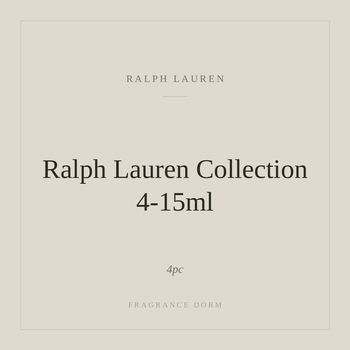 Ralph Lauren Collection 4-15ml