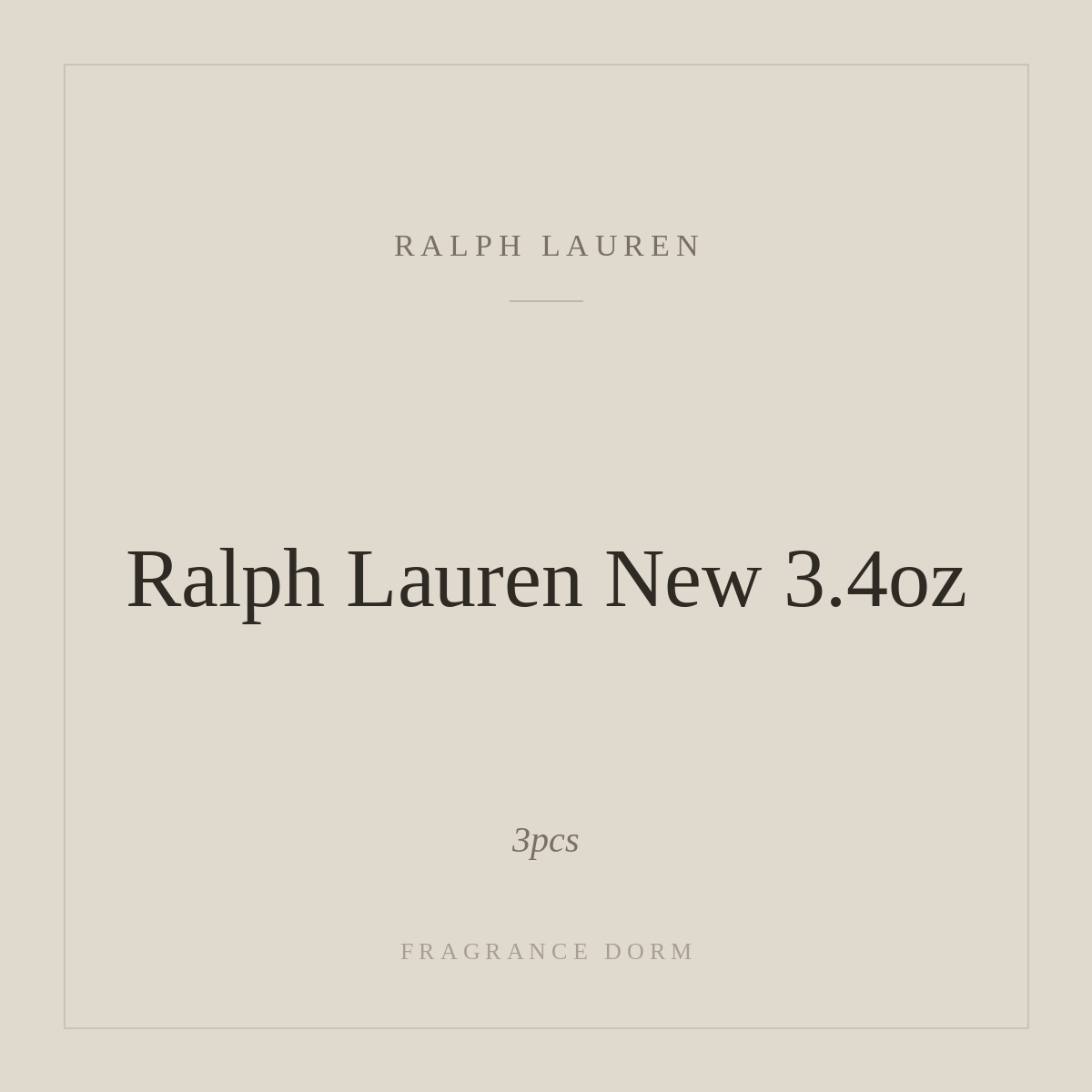 Ralph Lauren New 3.4oz