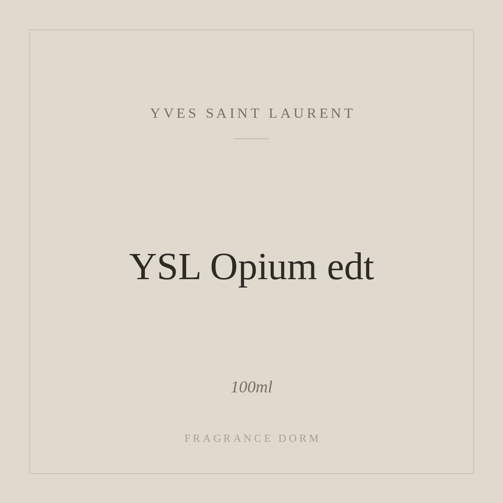YSL Opium edt